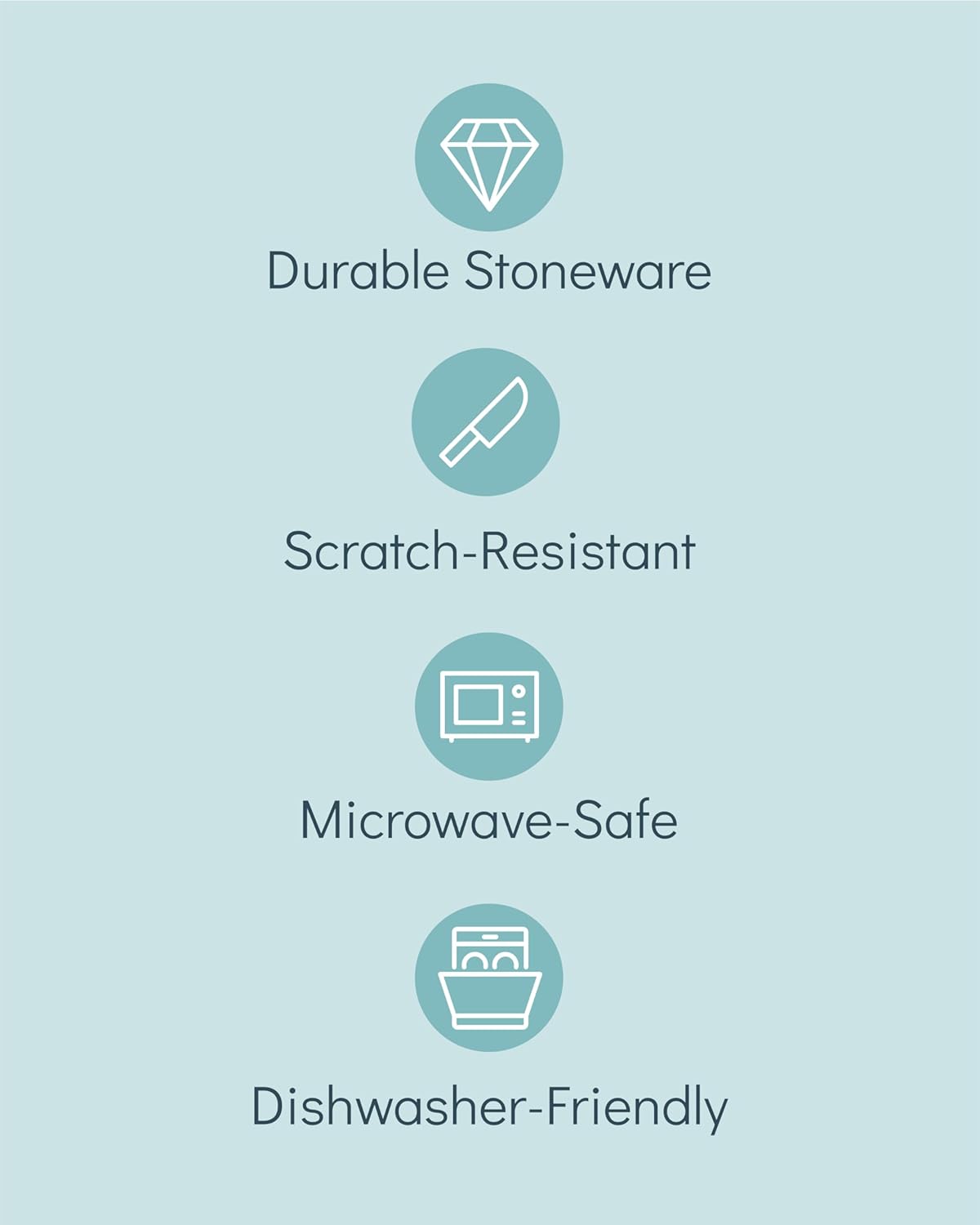 Stoneware Dinnerware Set for 8 People HYGGE 24-Piece - Elegant Scandi Design - Premium Dish Set - Bowl and Plate Set - Tableware for 8 People in a Ribbed Design - Pure Living in Light Brown