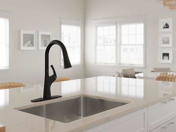 Pfister Talega Pull-Down Kitchen Faucet in Matte Black