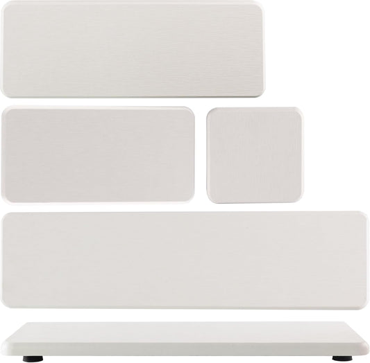 Set of 4 Water Absorbent Stone Trays, Kitchen/Bathroom Soap Dish, Instant Dry Sink Organizers Used for Hand Soap & Plants & Toiletries in The Modern Home