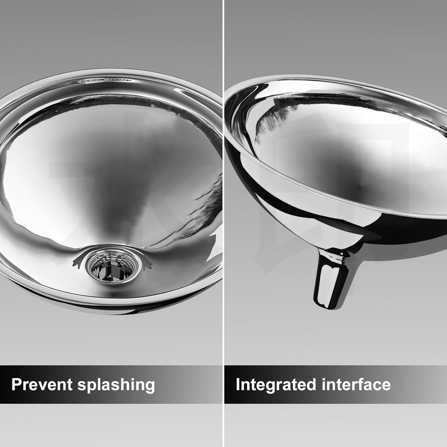 Stainless Steel Large Funnel (5.7"" X 0.55"" Mouth), Metal Funnel for Bottle Filling, Food Funnel for Oil, Juice, Wine, Coffee, Honey, Milk（Without Filter）