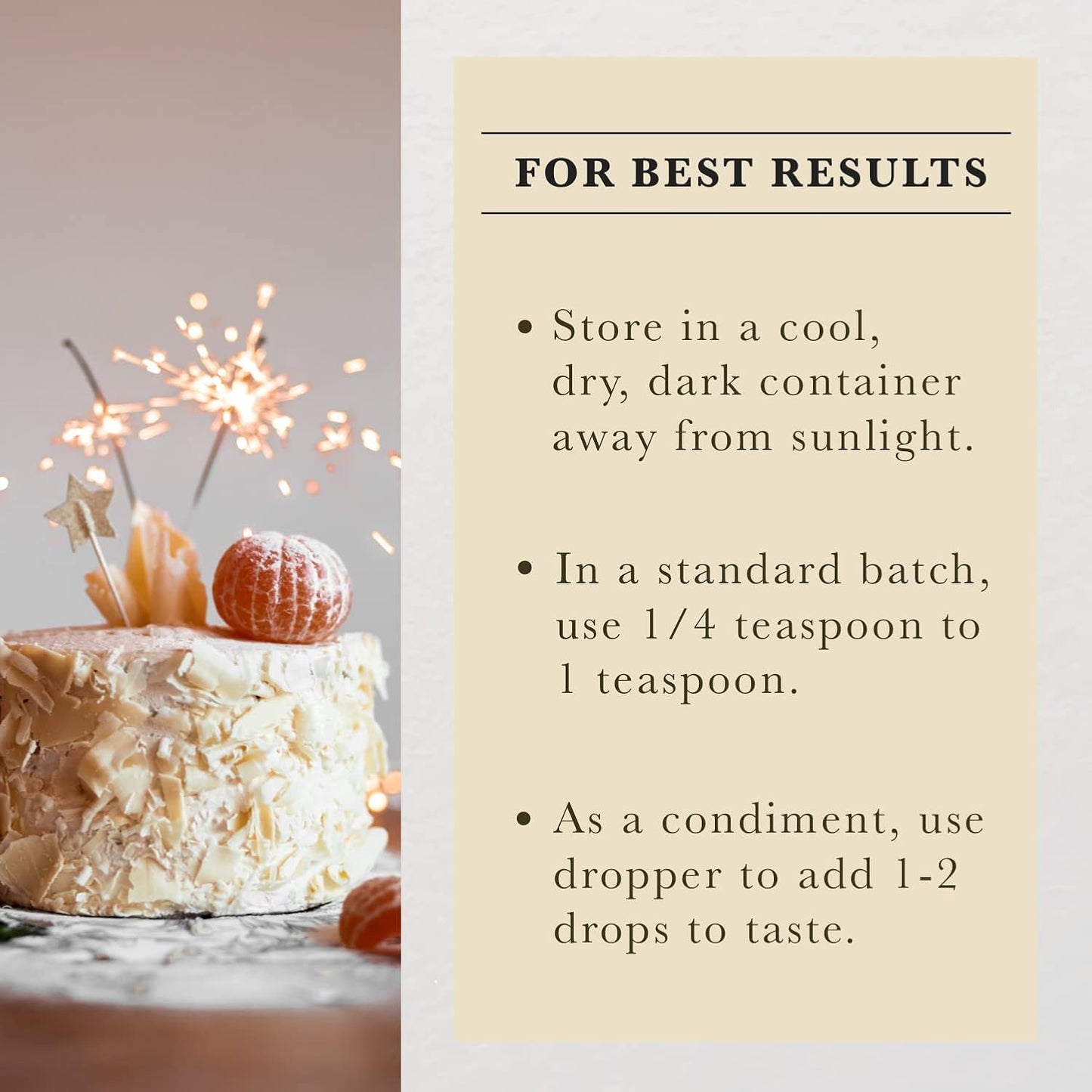 Cook's Pure Orange Extract From Florida Oranges | For Ice Cream, Cakes, Breads, Cookies and Drinks, 4 oz