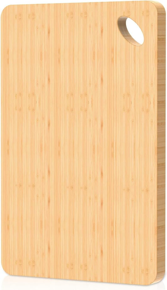 Wood Cutting Boards for Kitchen, 1 Pcs Chopping Board for Meat Vegetables Fruits- Small Bamboo Cutting Boards/Cheese Board/Serving Tray
