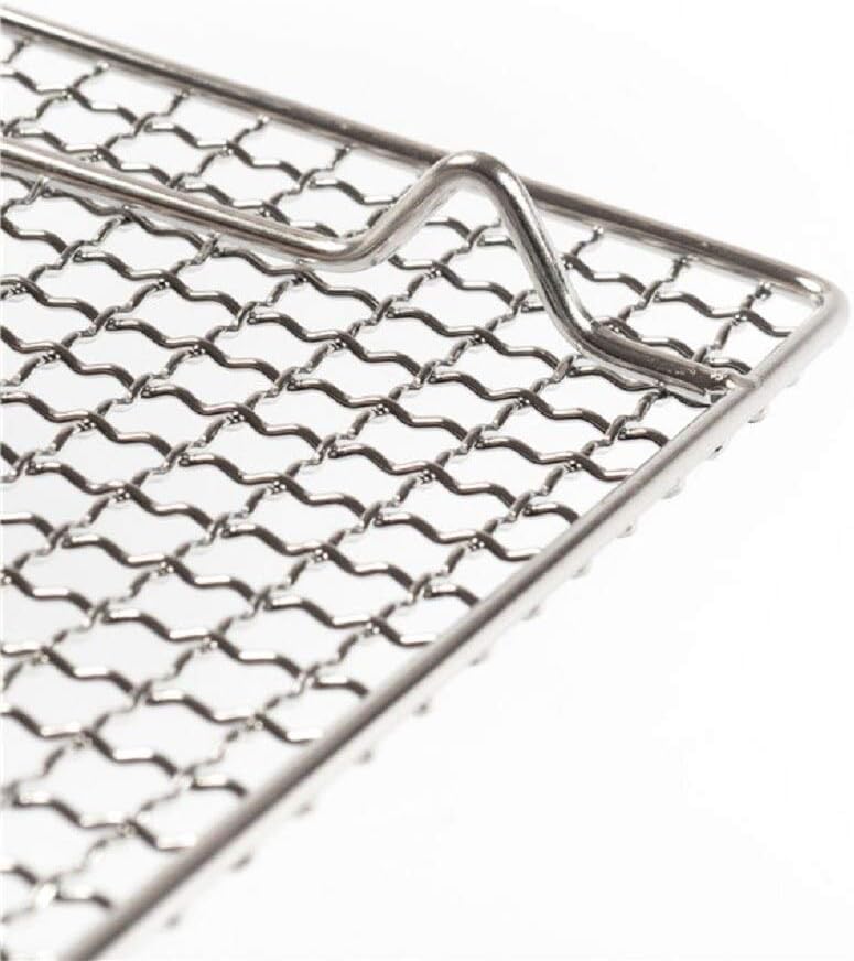 304 Stainless Steel Cooling Rack Versatile Baking Rack Heat Resistant Rust Proof Sturdy Grate 10.6"*10.6"