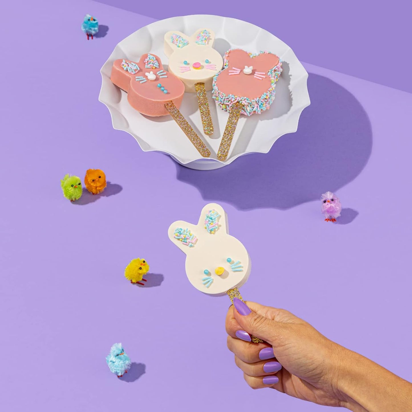 Fancy Sprinkles Pamela Bunny Mold Reusable Silicone, For Baking, Cakesicle & Dessert Decorating