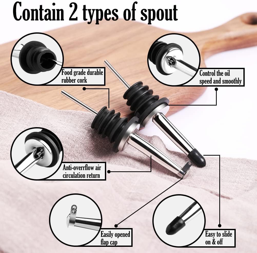 Sweejar Ceramic Olive Oil Dispenser Bottle, Opaque Oil Cruet Protects Oil, Suitable for Storage, Pack of 1, 15.5 Fl Oz (Yellow)