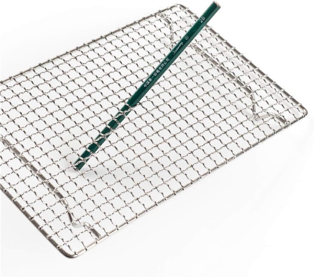 304 Stainless Steel Cooling Rack Versatile Baking Rack Heat Resistant Rust Proof Sturdy Grate 5.9"*5.9"