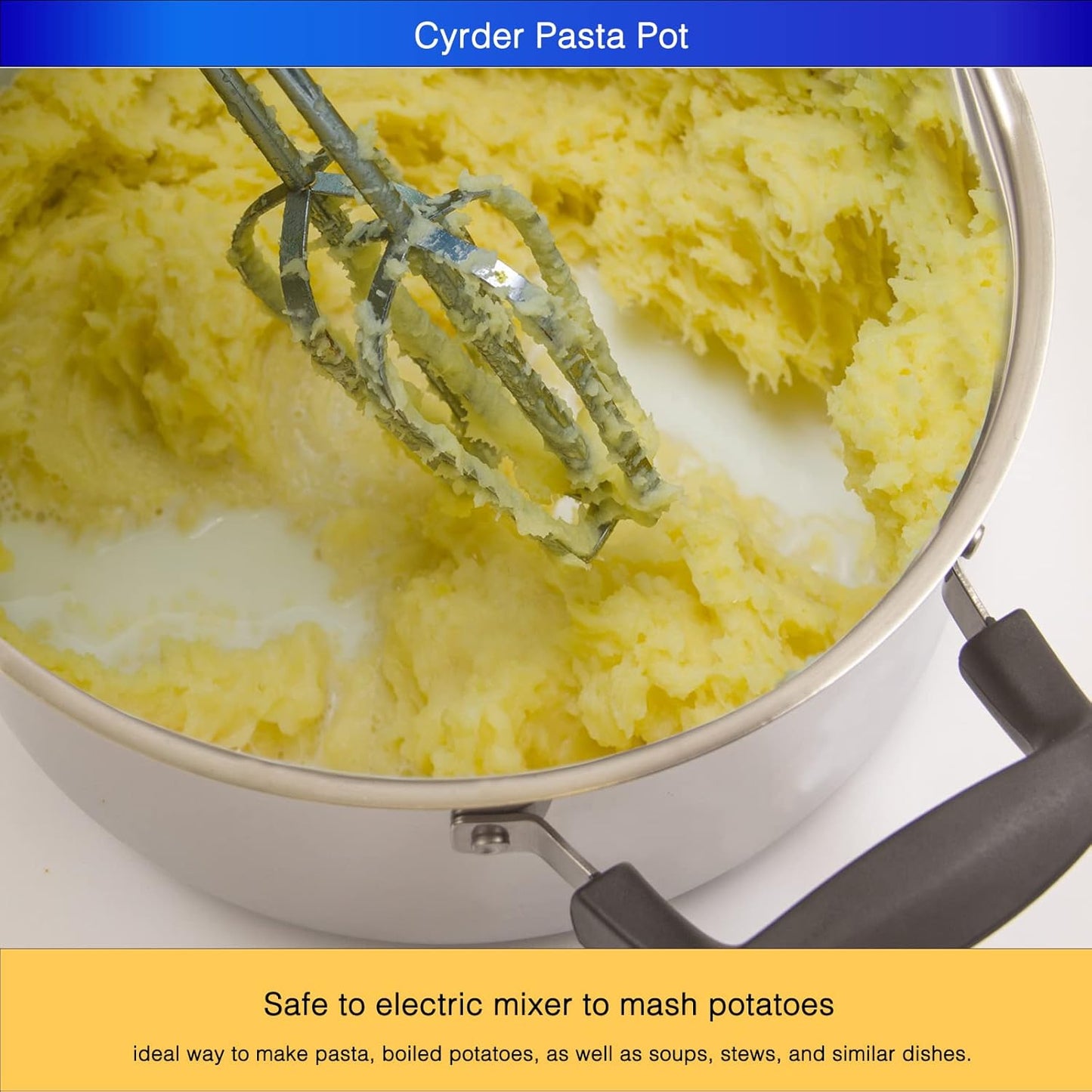 Stainless Steel Pasta Pot, Dutch Oven, Induction Pasta Pot with Strainer Lid, Stock Pot/Soup Pot, Easy Cleanup Stylish Cookware, Dishwasher Safe, 5 Quart