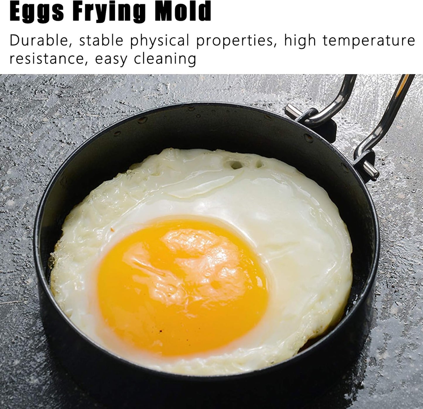 Nonstick Egg Rings, 3.3 In Round Professional Pancake Mold With Silicone Handle And Oil Brush, 4pcs Non Stick Round Moldsfor English Muffins, Griddle Cooking Shaper, Egg Rings for Griddle