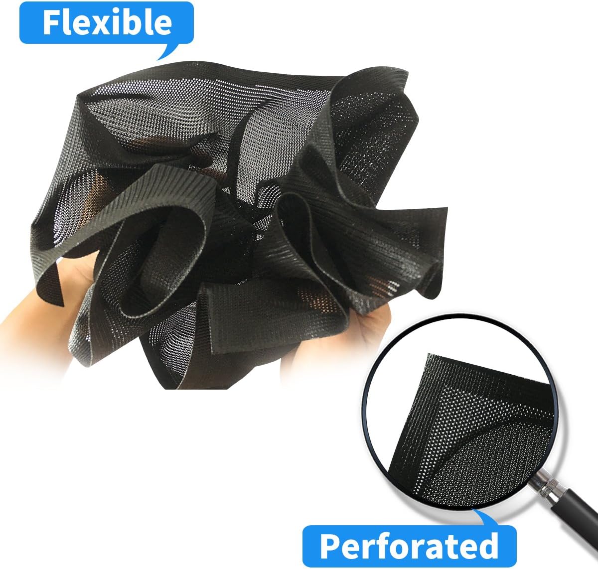 Bluedrop Silicone Hamburger Bread Forms Perforated Silicone Bakery Molds Tartlets Pita Moulds Sheets Food Grade for Industrial Large Size