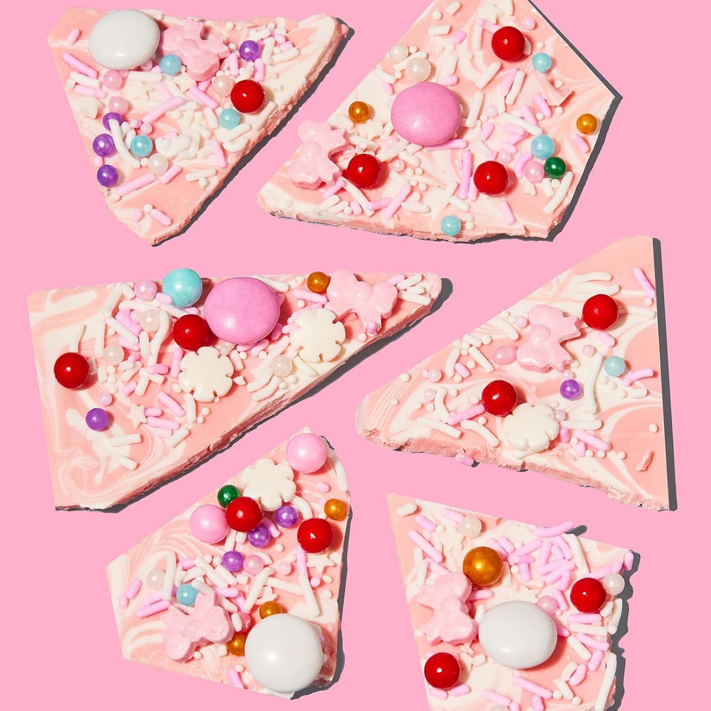 Fancy Sprinkles Shirley Tinsel Sprinkles Crunchy Jimmies, Candy Bows, Snowflakes, and Chocolate Gems (0.5c)