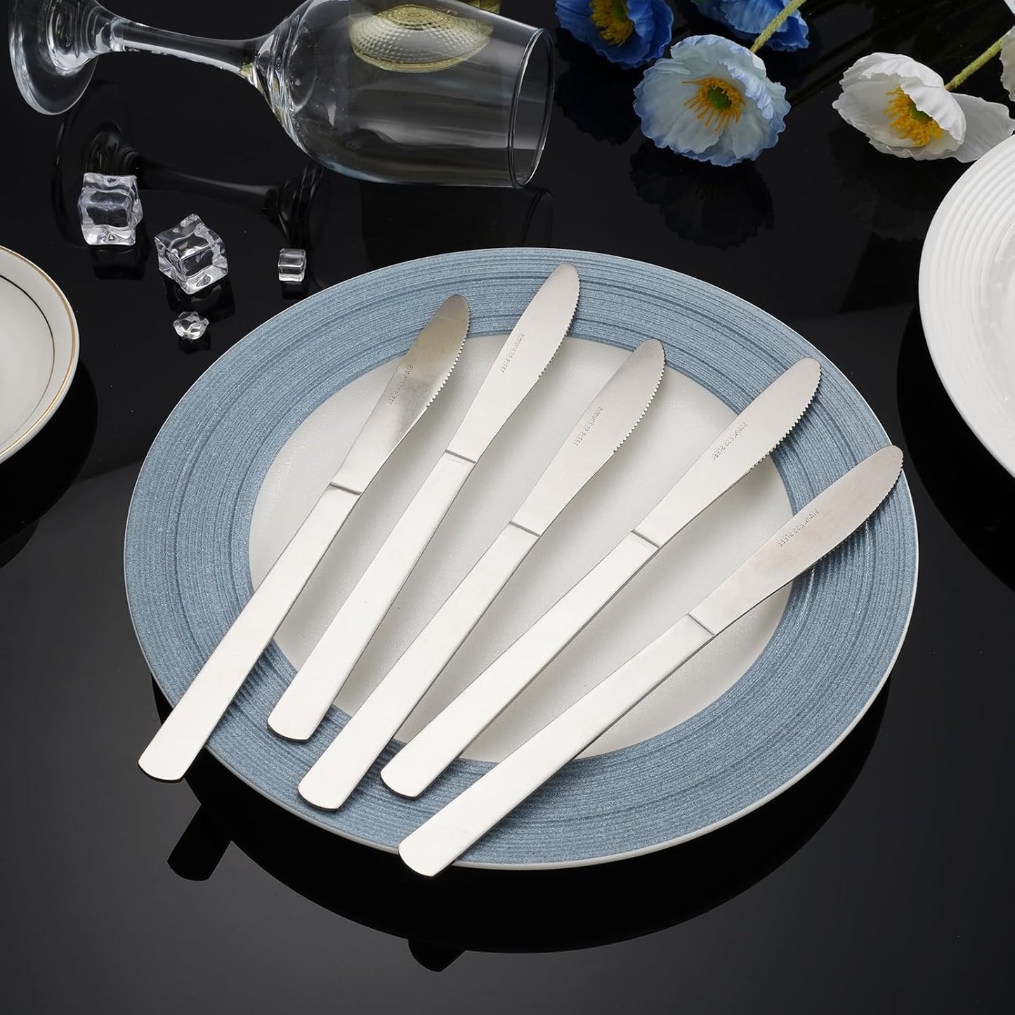 36 PCS Dinner Knifes Set - Windsor Stainless Steel Table Knives 8.7 Inch with Dishwasher Safe Butter Knives,Metal Butter Knofe,Dinner Knife Silverware for Home,Kitchen or Restaurant