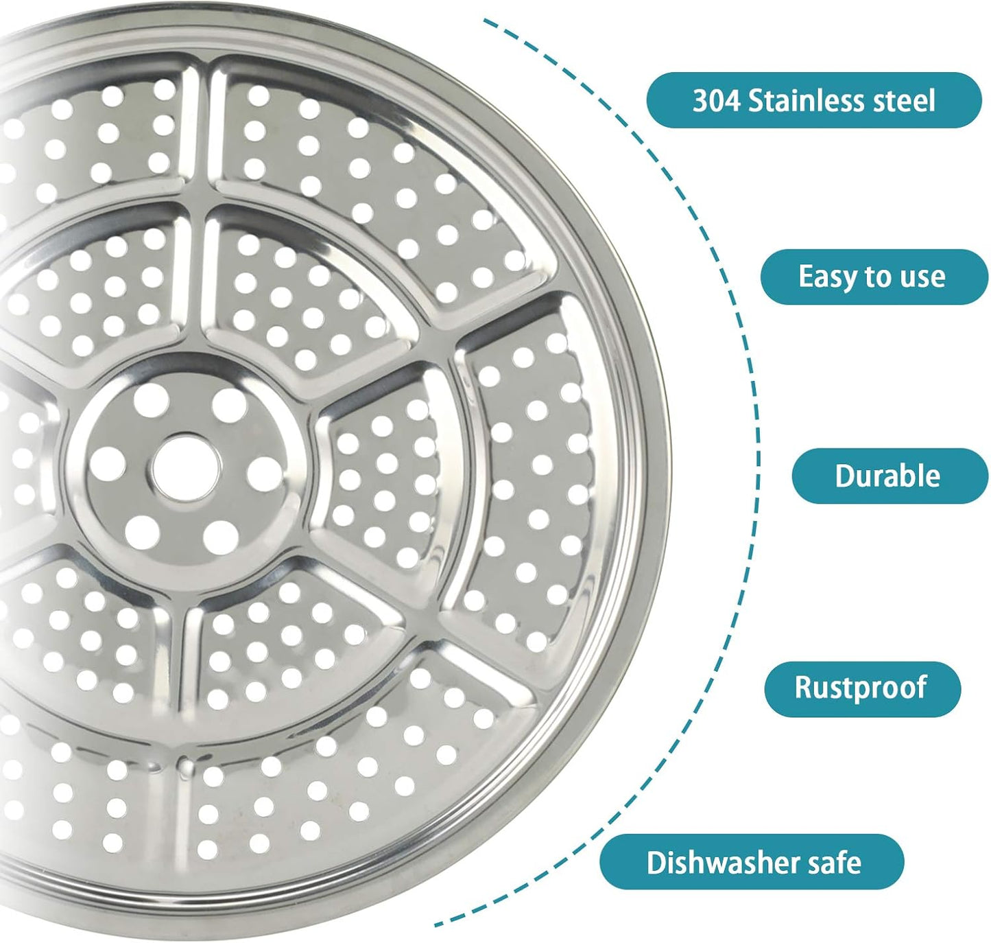 2Pack Stainless Steel Canner Rack - 11-Inch Pressure Cooker Rack for Pressure Canner - Compatible with Presto, All-American and More
