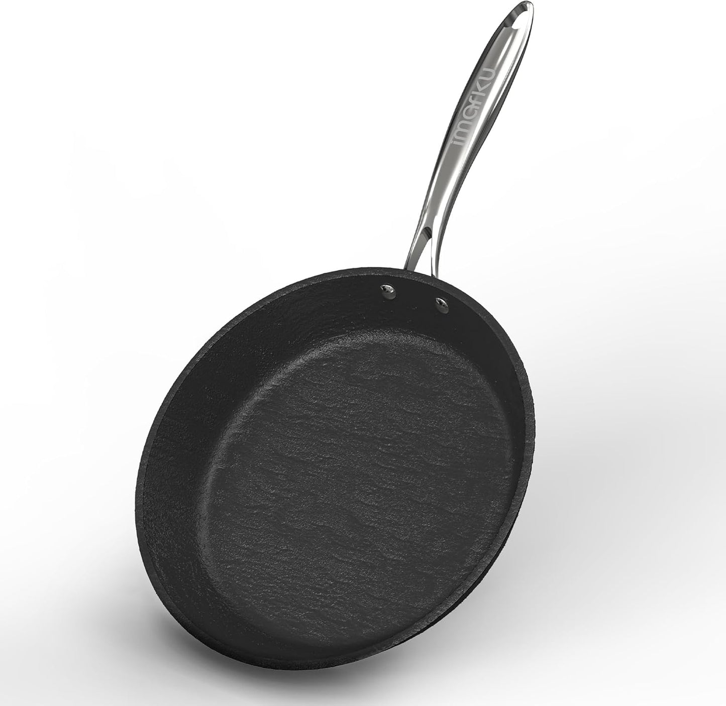 imarku Frying Pan Non Stick, 8inch Small Egg Pan, Induction Compatible Skillet, Omelette Pans with Stainless Steel Handle, Dishwasher Safe, Gifts for Men and Women