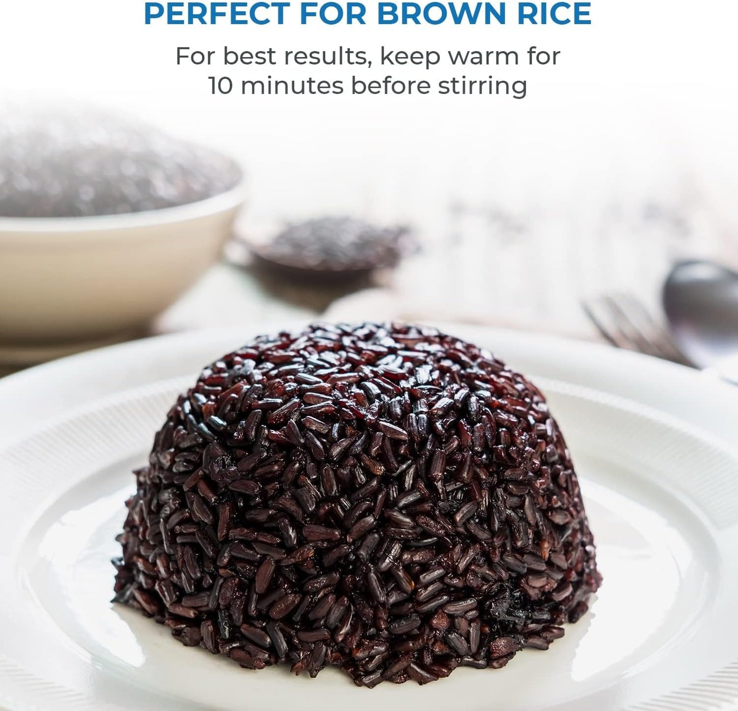 Buffalo Classic Rice Cooker with Clad Stainless Steel Inner Pot - Electric Rice Cooker for White/Brown Rice, Grain - Easy-to-clean, Non-Toxic & Non-Stick, Auto Warmer (5 Cup)