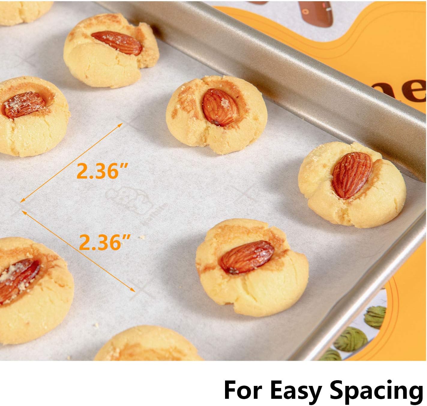 Katbite 12x16 Inch Parchment Paper Sheets with Grid Lines, Precut Baking Paper, Non-Stick & Heavy Duty, Half Sheet Parchment Paper for Cookies, Cup Cake Baking, Cooking, Air Fryer, Steaming, Grilling