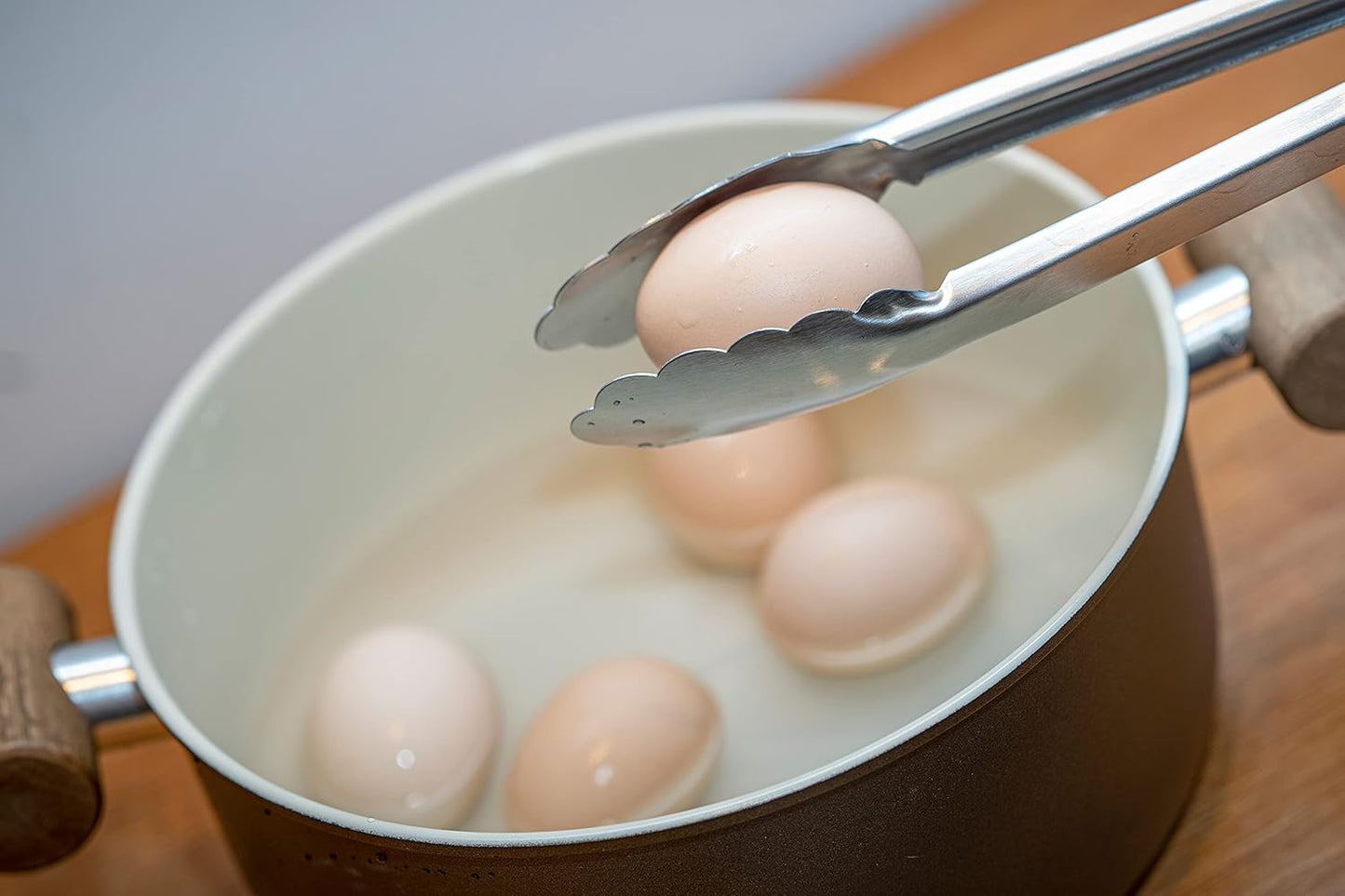 304 Stainless Steel Kitchen Cooking Tongs, 14" and 16" Set of 2 Sturdy Grilling Barbeque Brushed Locking Food Tongs with Ergonomic Grip, Grey