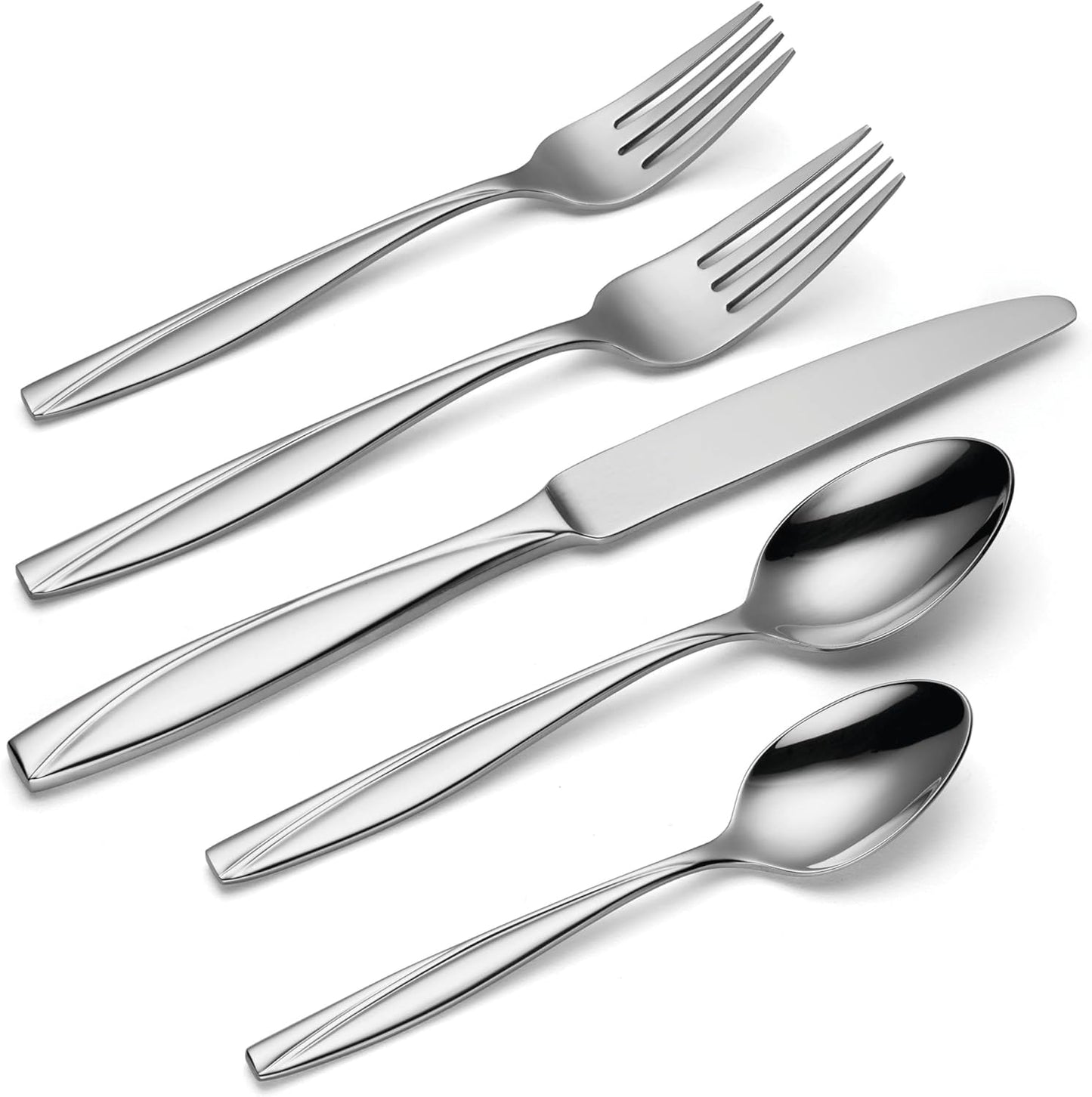 Oneida Camlynn Mirror 20 Piece Everyday Flatware Set, Service for 4