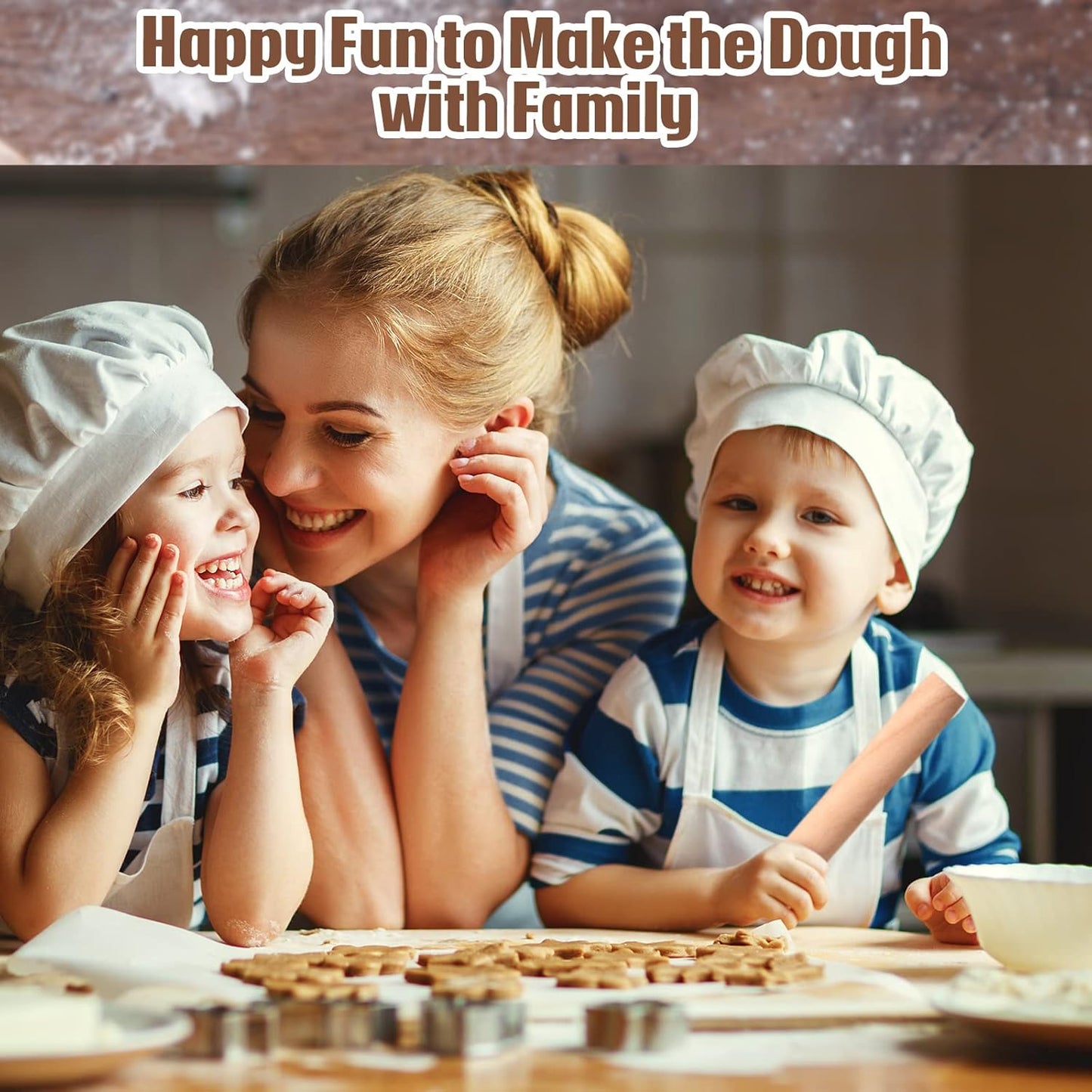 Patelai Small Wooden Rolling Pin, Dumpling Dough Roller Wooden Mini Rolling Pins Kitchen Utensil Tool for Fondant, Pasta, Bread, Pastry, Cookies, Pizza, Pie, Cylinder Style, 6.3 Inch (30 Pieces)