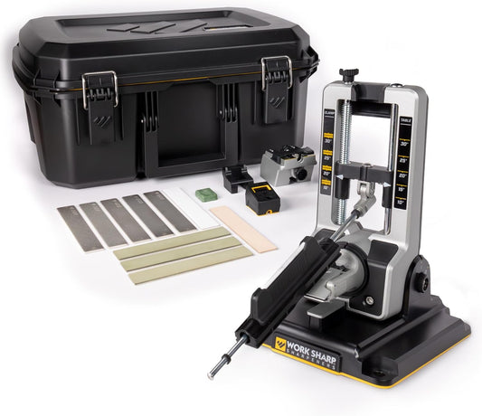 Work Sharp Professional Precision Adjust Elite Knife Sharpener Kit, Sharpen Every Knife You Own