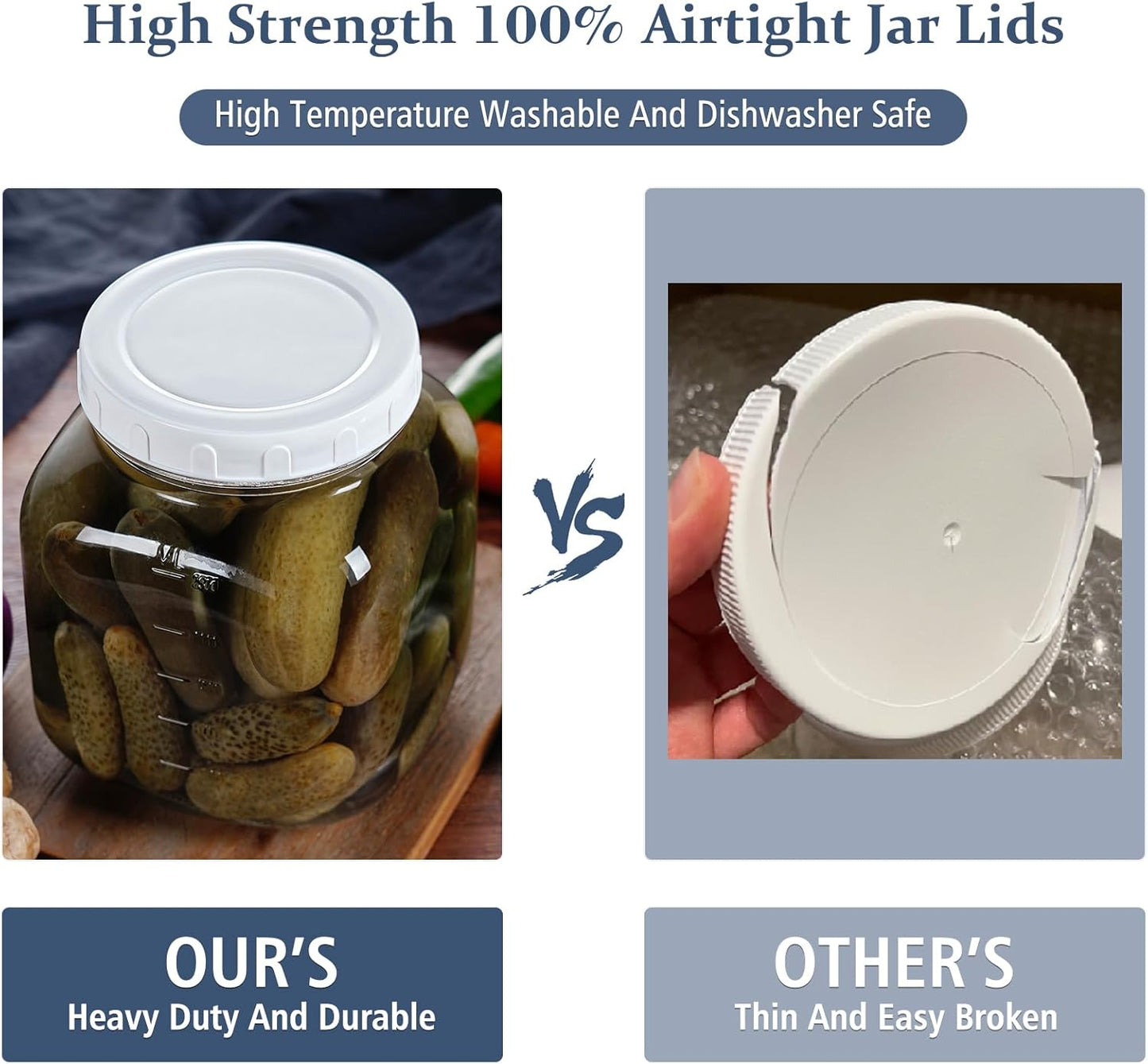 2 Pack 0.8 Gallon Glass Jar With Lid, 102 Oz Wide Mouth Mason Jars, Clear Glass Storage Jars With 2 Scale Marks, Canning Jars For Pickling, Rice, Sugar, Flour, Pasta