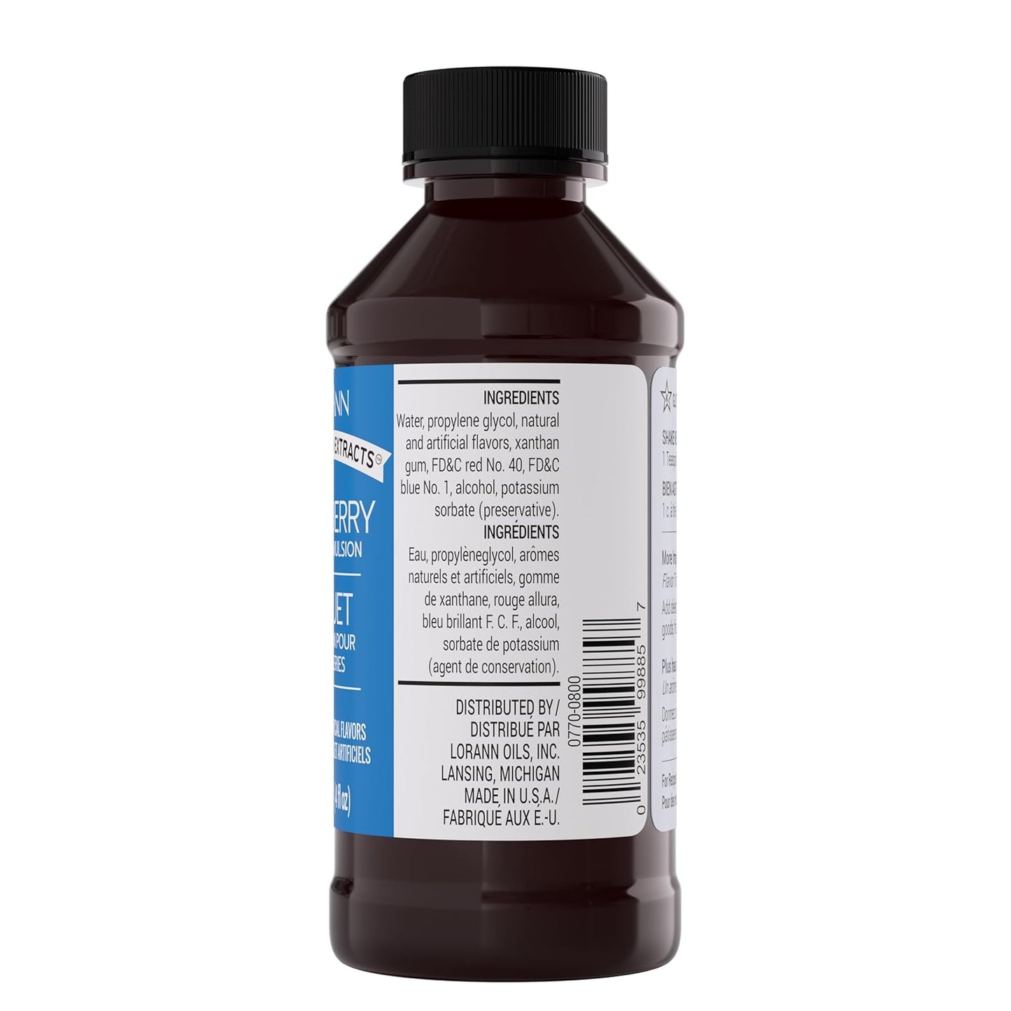 Lorann Oils Blueberry Bakery Emulsion: Realistic Blueberry Flavor, Perfect for Elevating Berry Notes in Baked Goods, Gluten-Free, Keto-Friendly, Blueberry Extract Substitute Essential for Your Kitchen