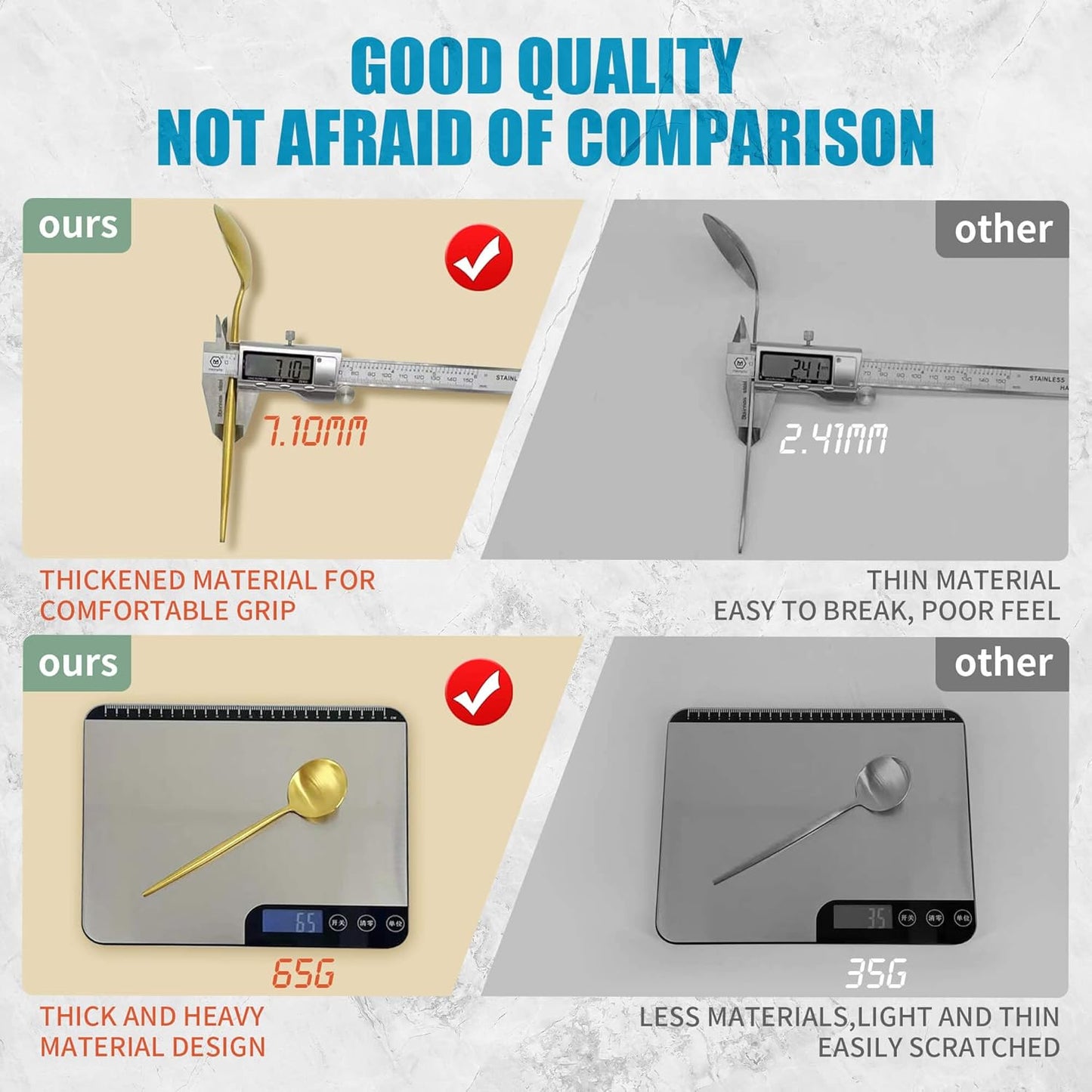 Matte Black Gold Silverware Set for 4,Modern Stainless Steel Brushed Cutlery Set,20-Pieces Heavy Duty Flatware Set,Knives Spoons and Forks Set Utensils Set, Satin Finish, Dishwasher Safe