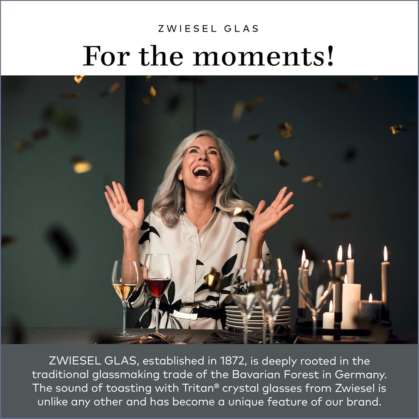 ZWIESEL GLAS Pure Champagne Glass (Set of 4), Champagne Flutes with Effervescent Point, Dishwasher-Safe Tritan Crystal Glasses, Made in Germany (10 Ounce)