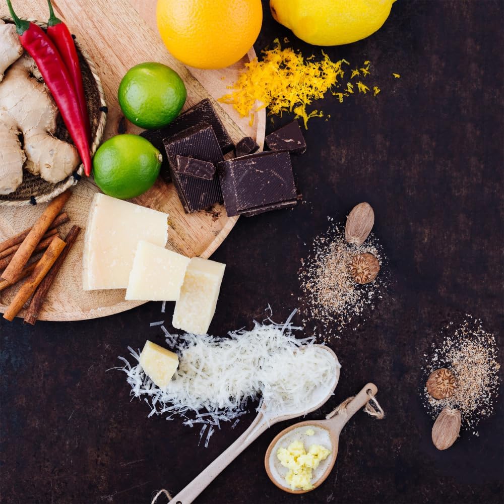 Microplane Premium Classic Series Zester 18/8, Black - Lemon Zester & Cheese Grater & Vegetable Grater - Citrus, Parmesan Cheese, Garlic, Ginger, Nutmeg, Chocolate - Stainless Steel Grater