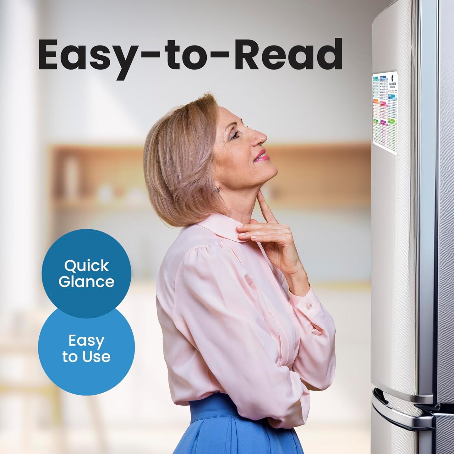 Instant Pot Cooking Times Chart - Pressure Cooker Accessories Cook Times - Easy to Use & Clean Strong Magnet Kilograms - Instant Pot Cheat Sheet Magnet Set Quick Reference Guide (White)