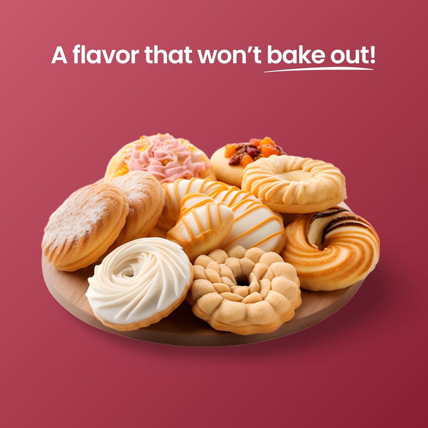 LorAnn Oils Buttery Sweet Dough Bakery Emulsion: Authentic Taste, Ideal for Amplifying Sweet Bready Notes in Baked Goods, Gluten-Free, Keto-Friendly, Essential for Your Kitchen, 4 Oz