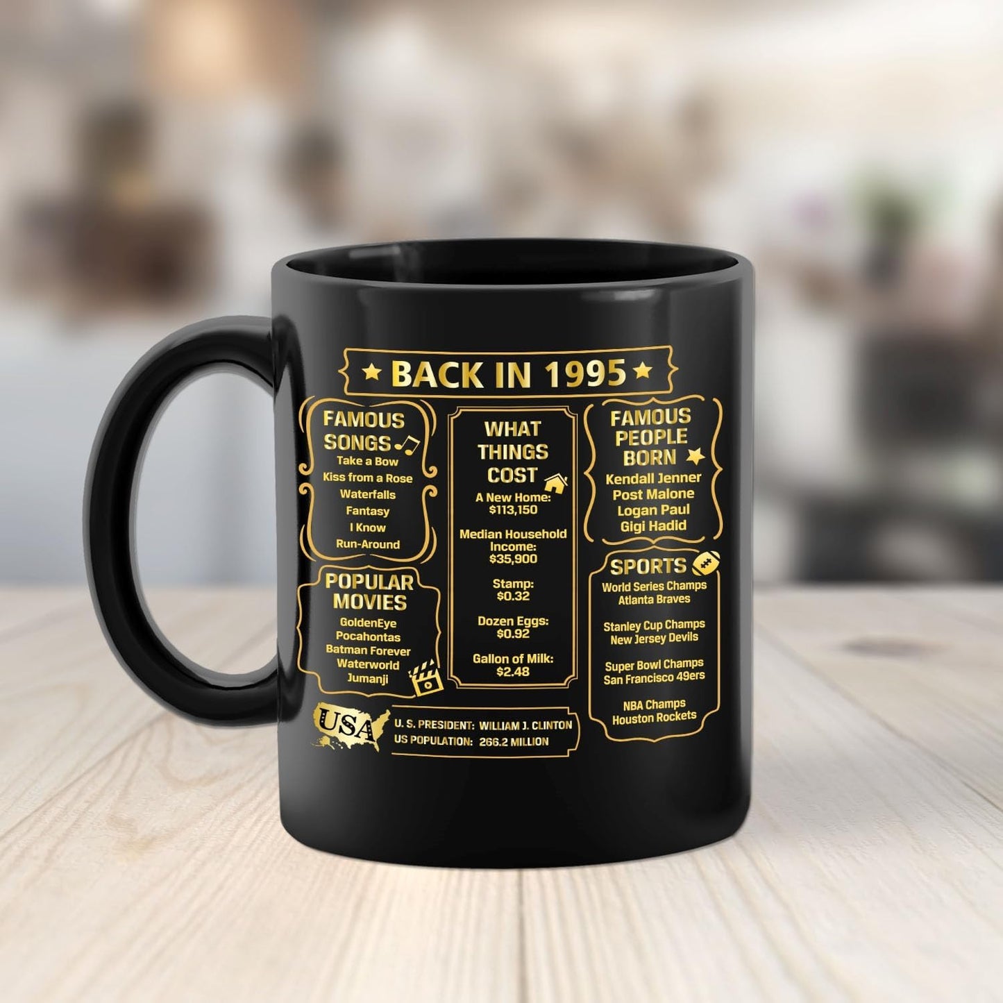 QUPT 30th Birthday Gifts for Women Men, 30th Birthday Gifts for Him, 1995 Birthday Gifts for Women Men, 30 Years Old Gifts, 1995 Birthday Gifts for Her Him, 30th Birthday Presents Coffee Mug