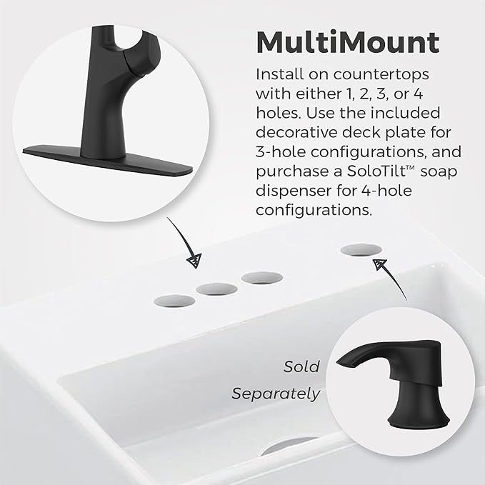 Pfister Talega Pull-Down Kitchen Faucet in Matte Black