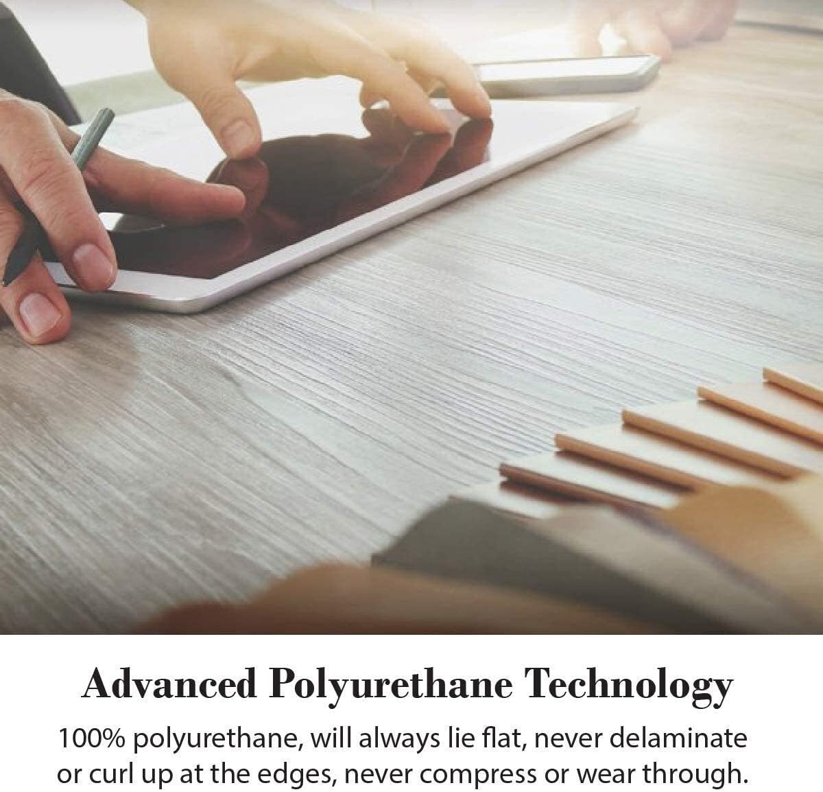 WellnessMats Bella Collection Anti-Fatigue Floor Mat, Polyurethane – Ergonomic Support Pad for Home, Kitchen, Garage, Office Standing Desk – Water Resistant - Made in USA