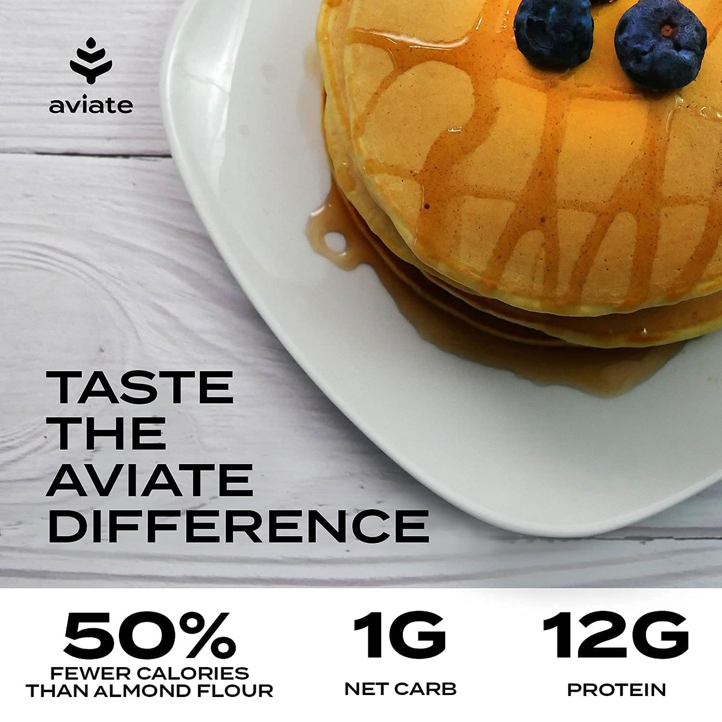 Aviate Lupini FLOUR - Keto & Vegan Friendly Superfood - Non-GMO, Gluten Free, Lupin Flour Keto, High Protein, Low Calorie & Low Carb - Rich in Dietary Fiber and Minerals - 100% Lupin Beans -16 Ounces (Pack of 3)