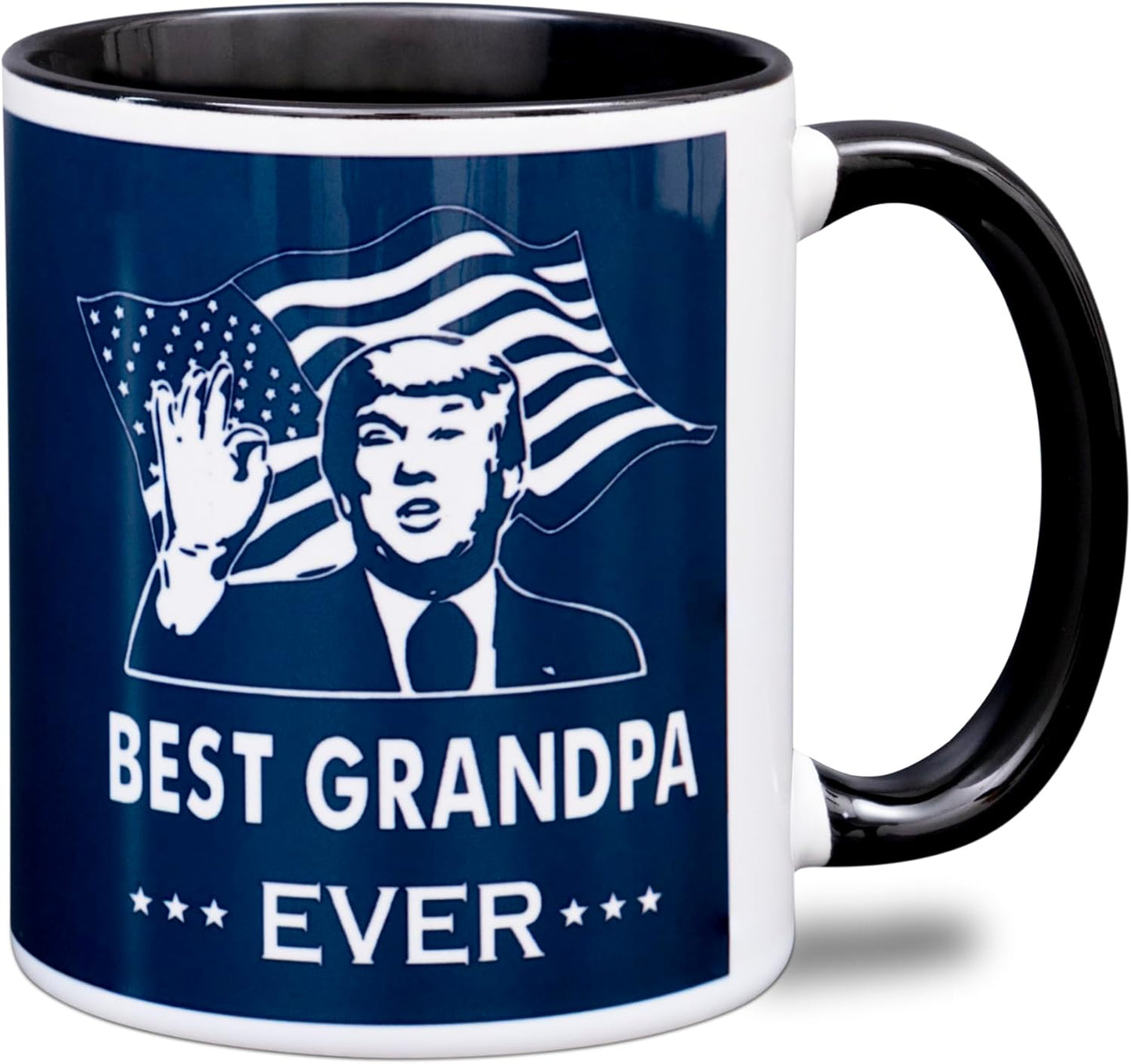 decorluxes Best Dad Ever Mug 11oz Funny Coffee Mug, Gift For Father's Day, Birthday for Dad, Papa, or Daddy from Son, Daughter, or Wife (GRANDPA)