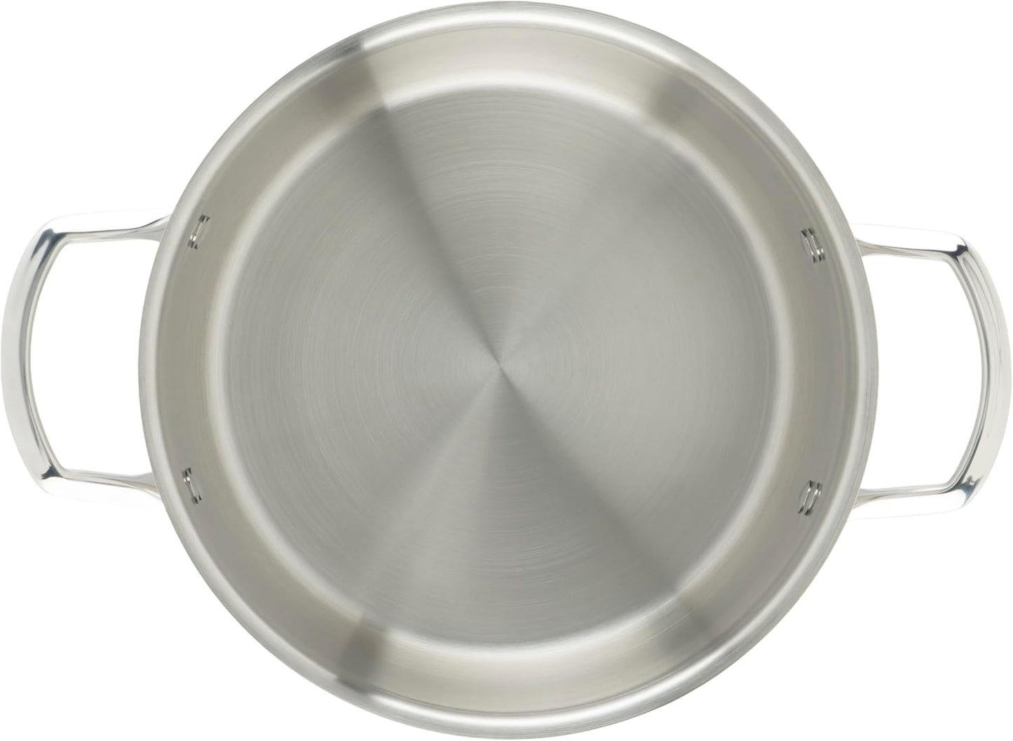 WINCO Tri-Ply Stock Pot, Silver