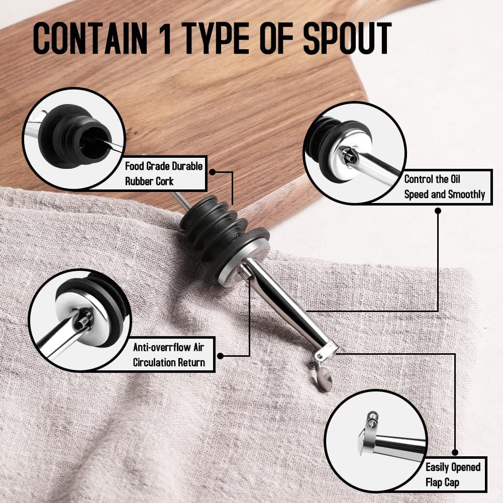 Sweejar Ceramic Olive Oil Dispenser Bottle, 20 Oz Relief Opaque Oil Cruet Protects Oil To Reduce Oxidation, Suitable for Storage Oil, Vinegar, Soy Sauce, Coffee Syrup, Liquids, Set of 1 (Black)