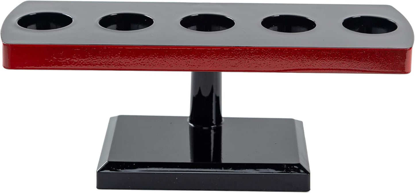 Japanese Style Temaki Sushi Roll Holder with Five Compartments Holes, Kitchen Dining Decor Display Stand, Restaurant Supply Serveware (9.4" x 3.25" x 3.6")