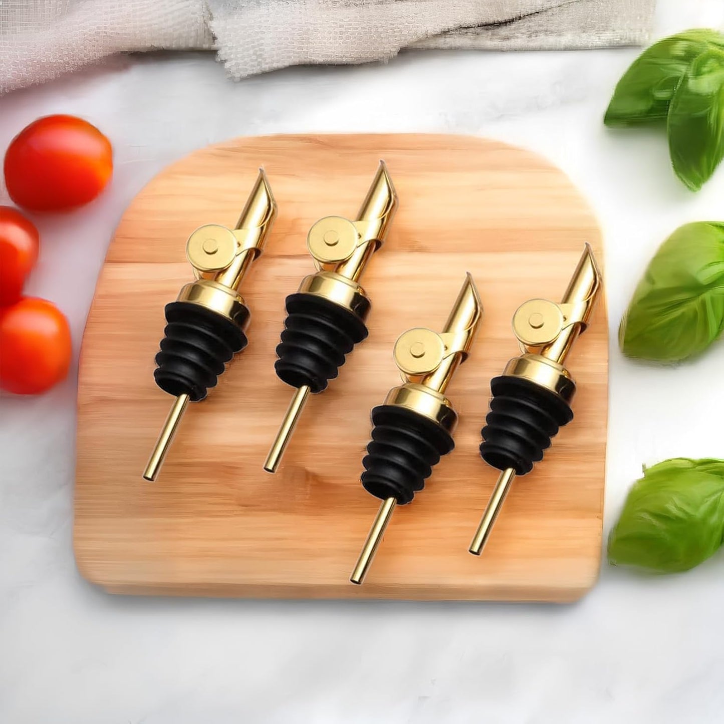 Pafuen Auto Liquor Pour Spout (6, Gold)