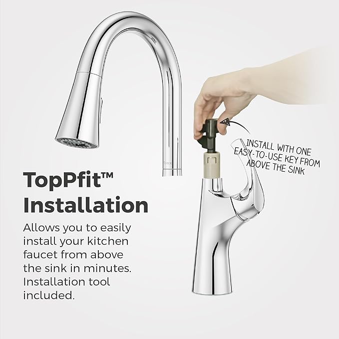 Pfister Talega Pull-Down Kitchen Faucet in Polished Chrome