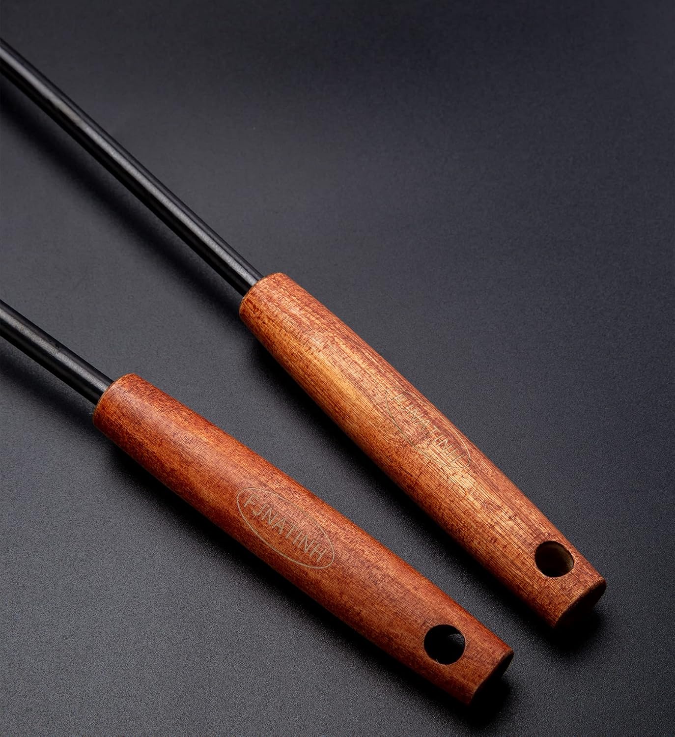 FJNATINH Spatula & Ladle Wok Tool Set, 14.2-15 inches Wok Utensils, Stainless Steel Wok Spatula