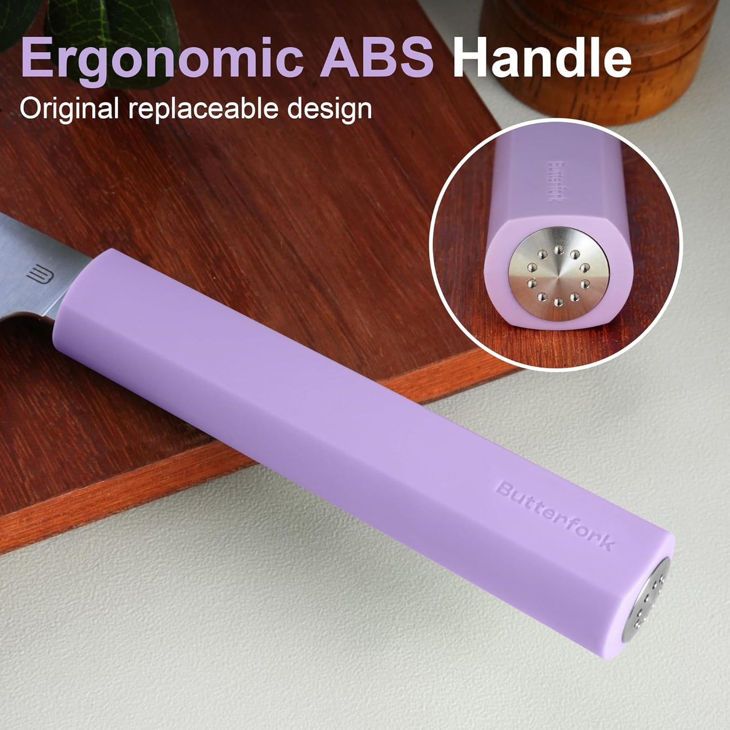 6 Inch Nakiri Knife, Hand Forged AR-RPM9 Steel Blade & Ergonomic Handle, All Purpose Kitchen Cleaver Knife for Meat Vegetable Fruits, Gift for Home Chefs