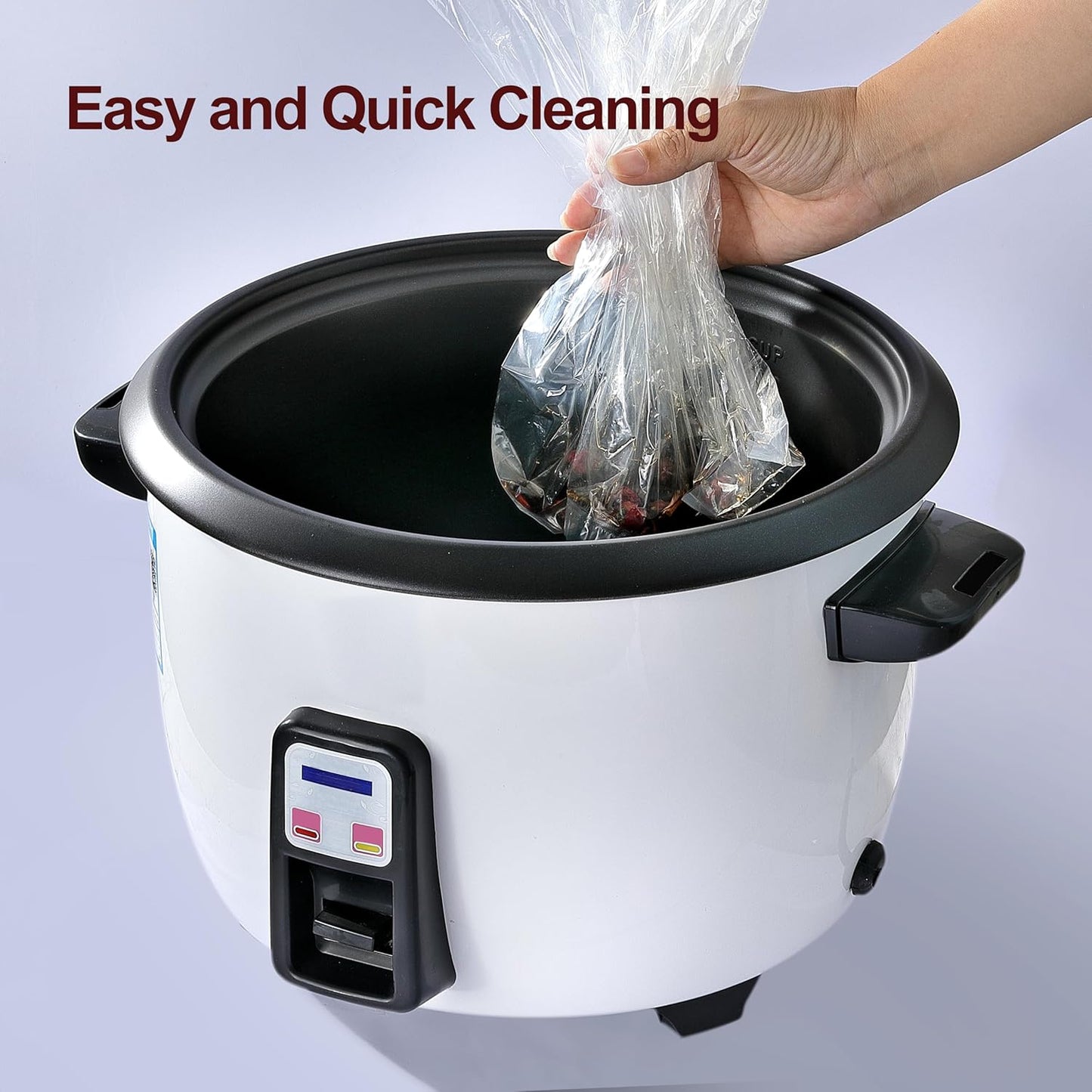 20 Pack Slow Cooker Liners for 3-8 Quart Crock Pot, 13"x 21" Large Size Disposable Oval Slow Cooker Bags, BPA-Free and Easy to Clean