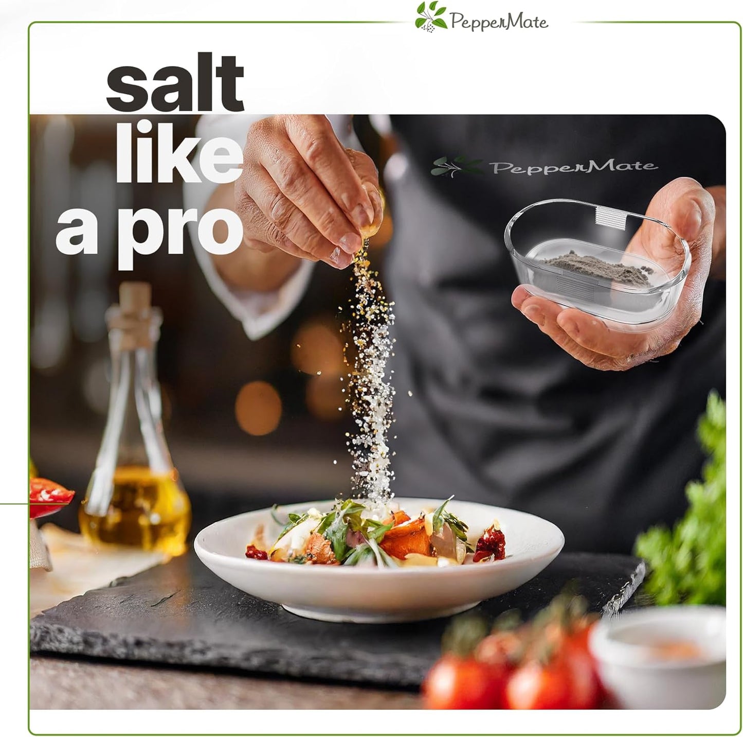 Traditional Pepper Mill- Manual High Volume Peppercorns and Salt Grinder with Ergonomic Turnkey Handle and Ceramic Precision Mechanism with Adjustable Grind for the Gourmet Chef (Red)