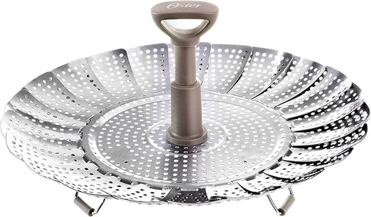 Oster Sangerfield Stainless Steel Cookware Expandable Steamer Insert 7" to 10.5"