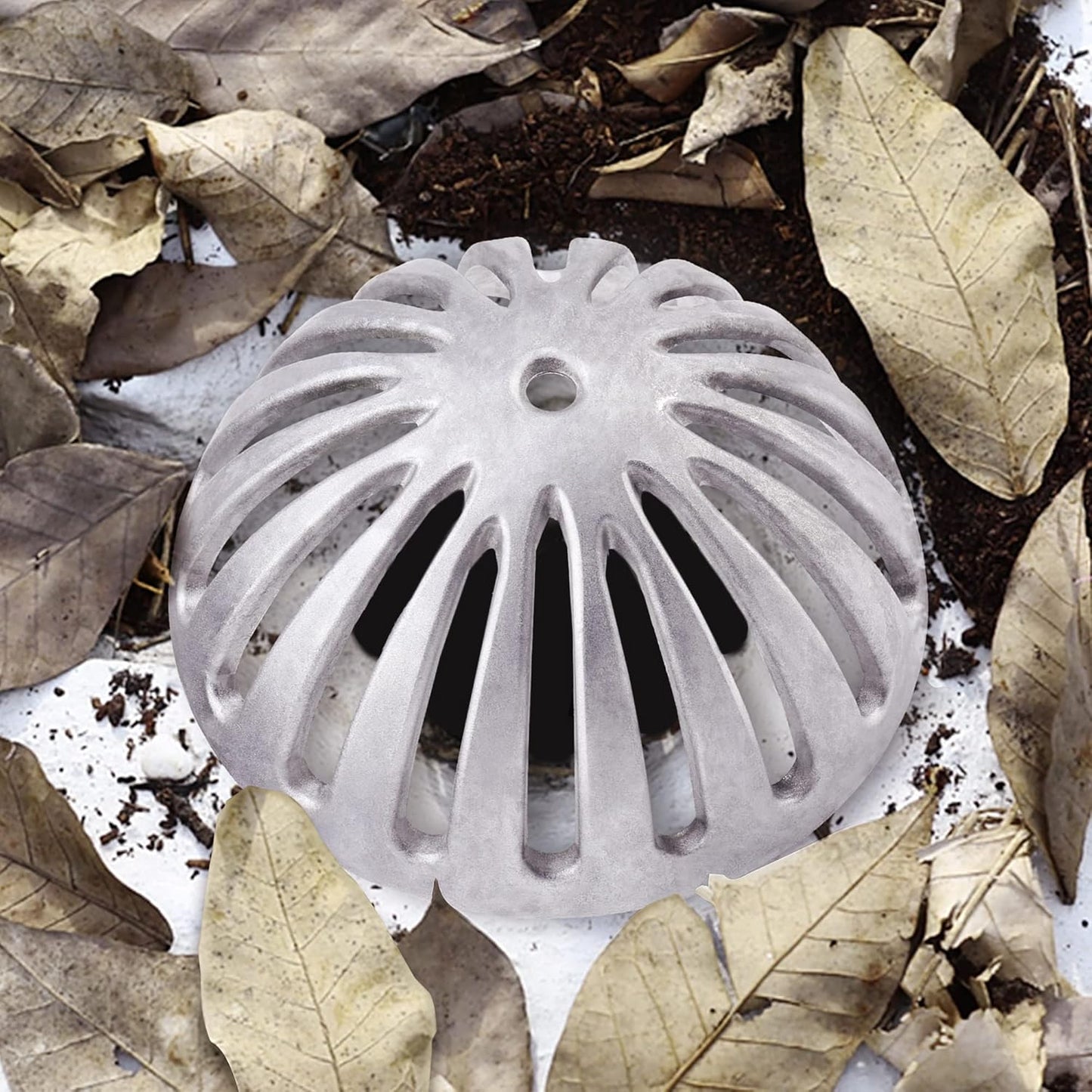 Floor Sink Strainer, Floor Drain Strainer, Heavy Duty Aluminum Dome Drain Cover, Floor Drain Cover for Restaurant, Home, Garden, Kitchen, Bar, Buffet or Food Service 5-1/2" W x 2-1/4"H(5PCS)