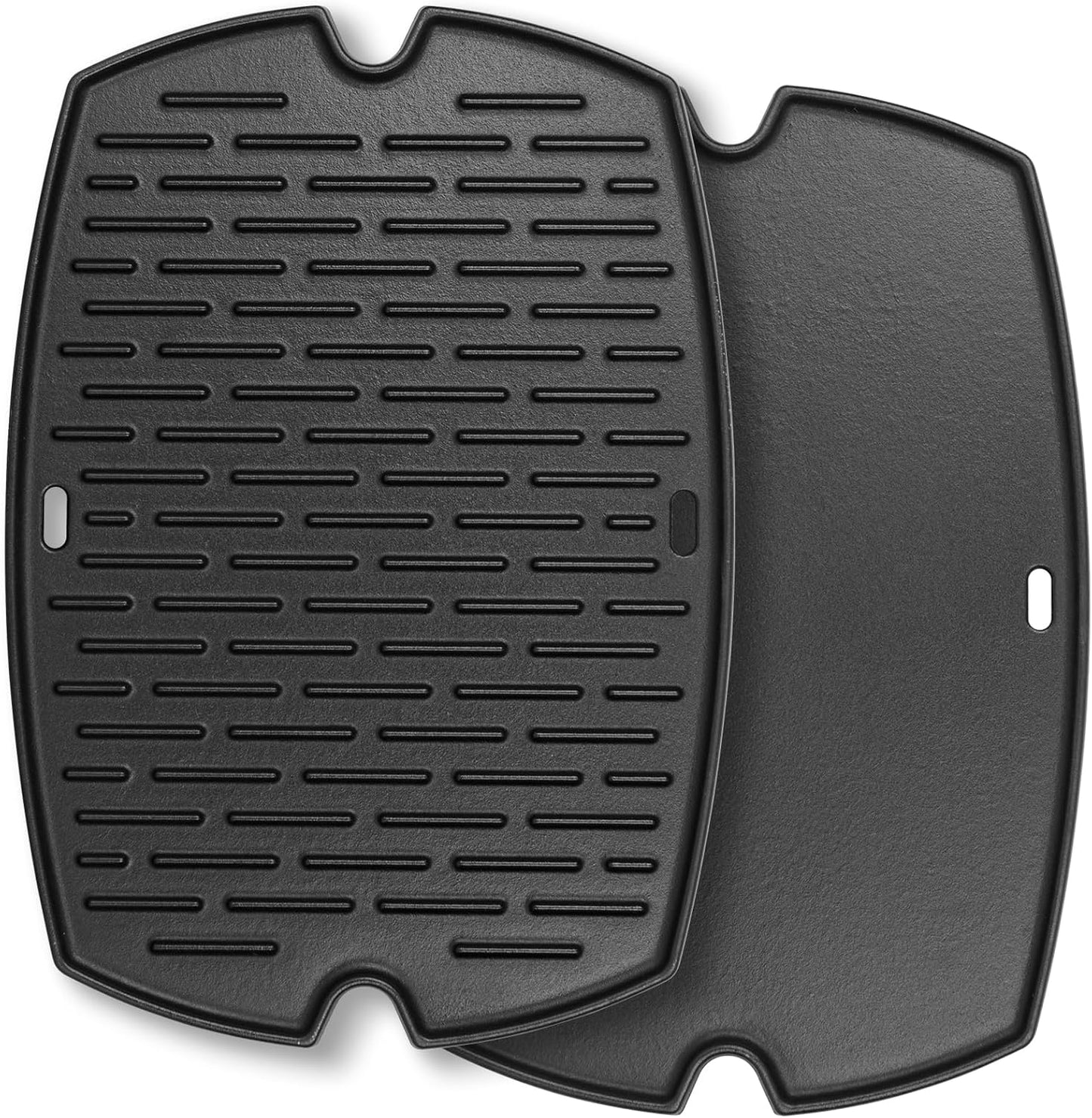 7582 Cast Iron Griddle for Weber Q1000 Grill, for Weber Q100 Q1000 Q1200 Q120 Q140 Q1400 Grill Parts, for 7582 Grate 6558 Full Size Griddle Inserts, Baby Q Replacement, Flat Top Plate Accessories