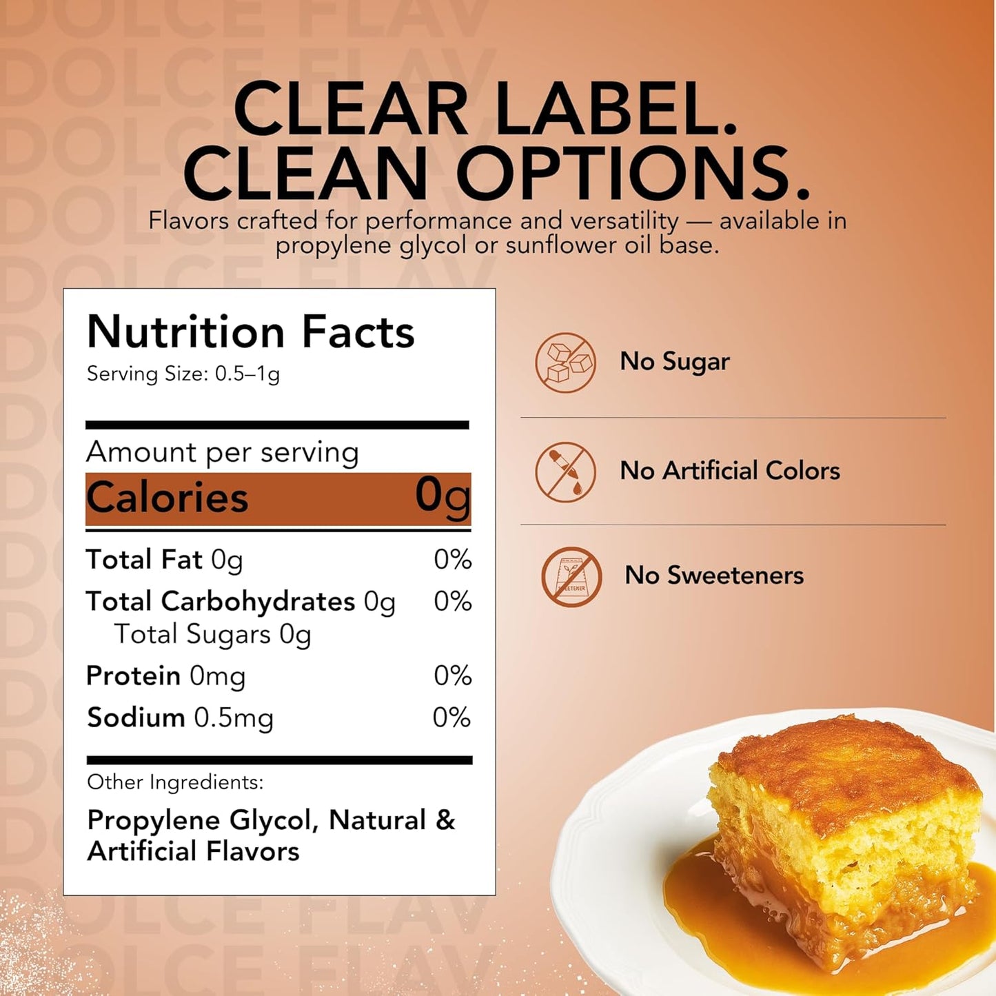 Dolce Flav Maple Extract - 2 Ounce Water-Soluble Multipurpose Flavoring Ideal for Baked Goods, Beverages, Coffee, Desserts & Ice Cream - Perfect Kitchen Gift for Holidays