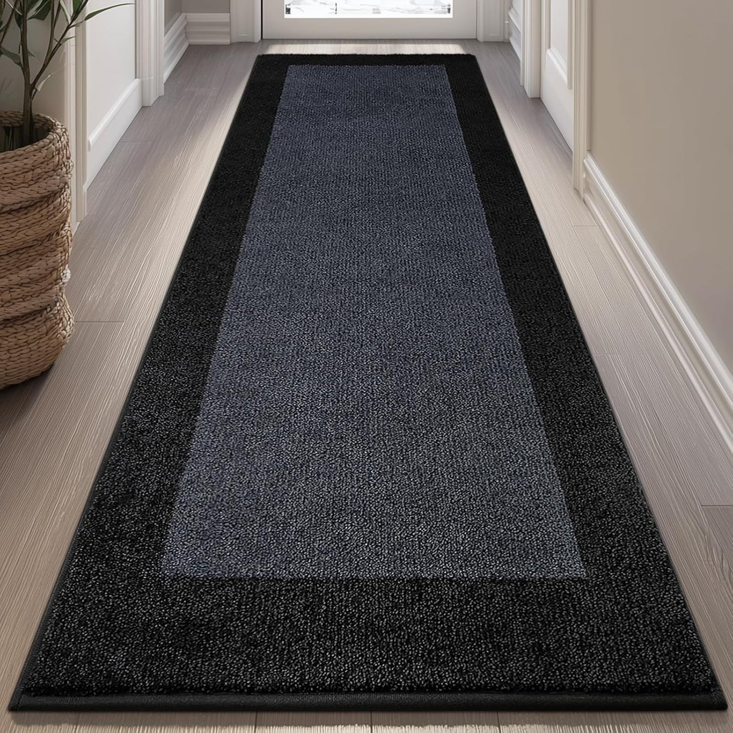 Machine Washable Kitchen Rug 32" x 72", Non Slip Indoor Door Rug, Absorbent Entrance Runner Rug for Bedroom, Hallway, Bathroom, Floor (Roll Packing)