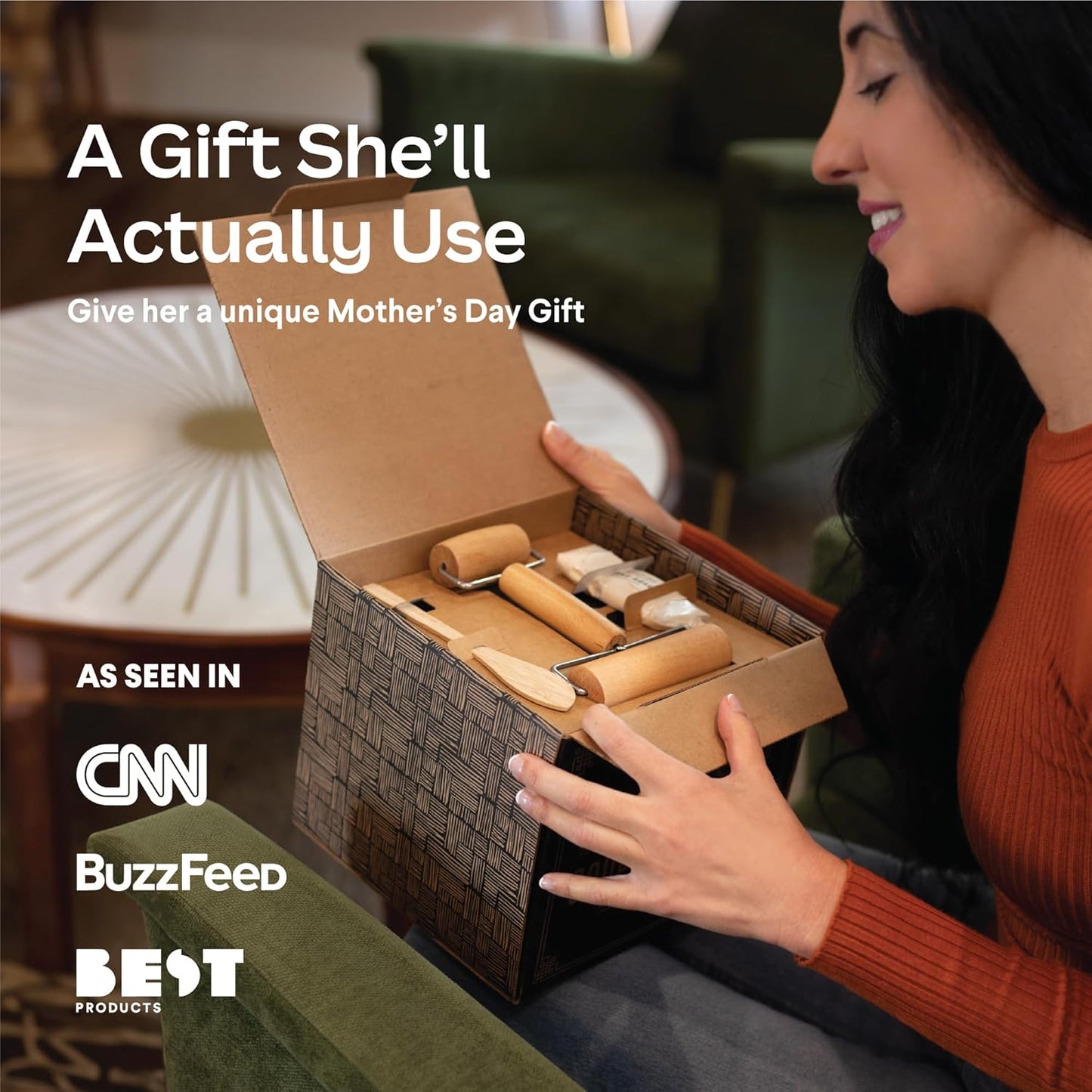 Cooking Gift Set Co. Bamboo Steamer Basket Soup Dumpling Kit - 2 Tier 8-Inch Dumpling Steamer for Cooking with Agar Agar, Roller, Spoon, Liners, Recipes & Step-by-Step Video (6-Piece Set)